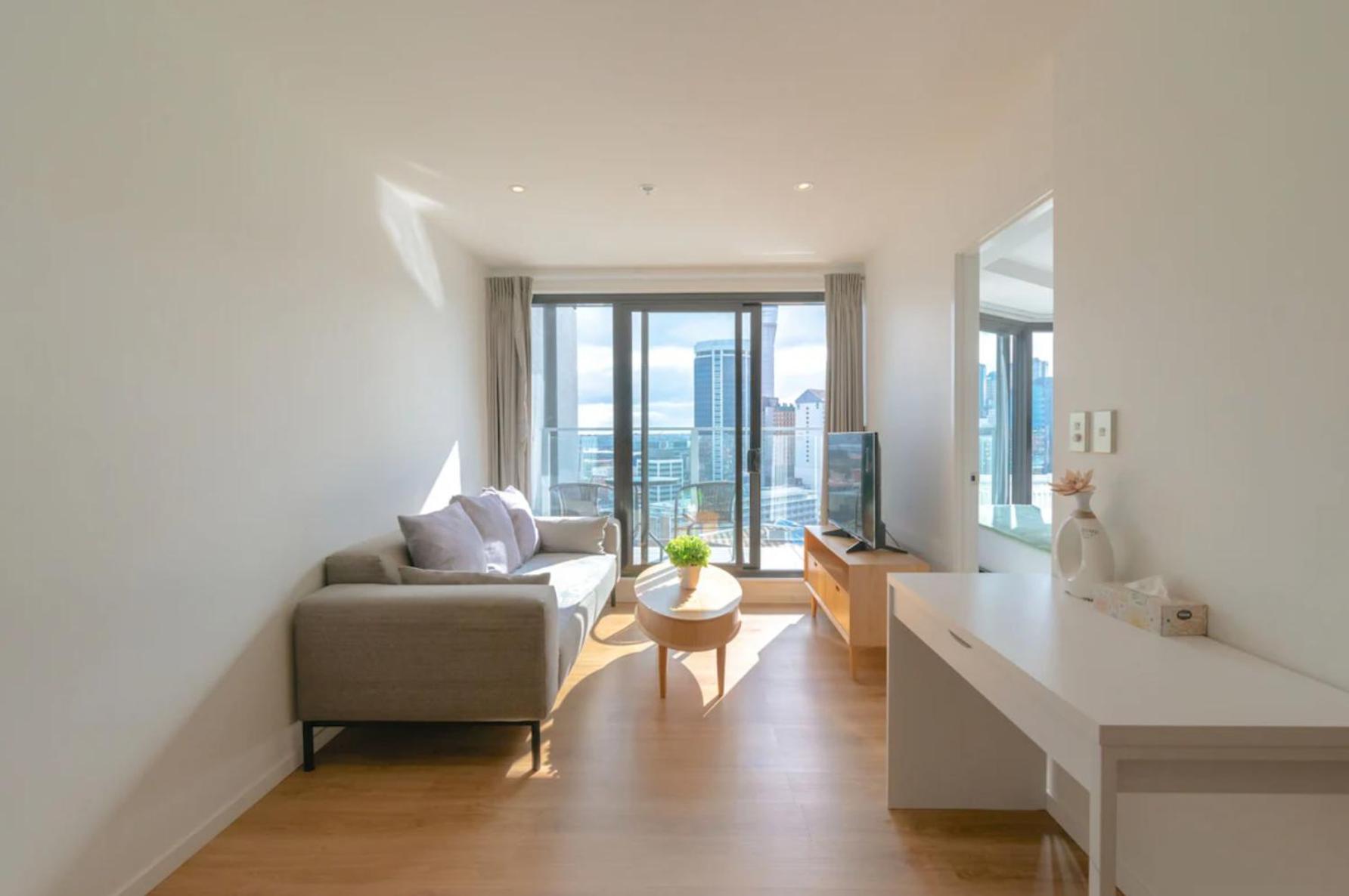 Skytower And City View 2 Bedroom Apartment On High Floor オークランド エクステリア 写真